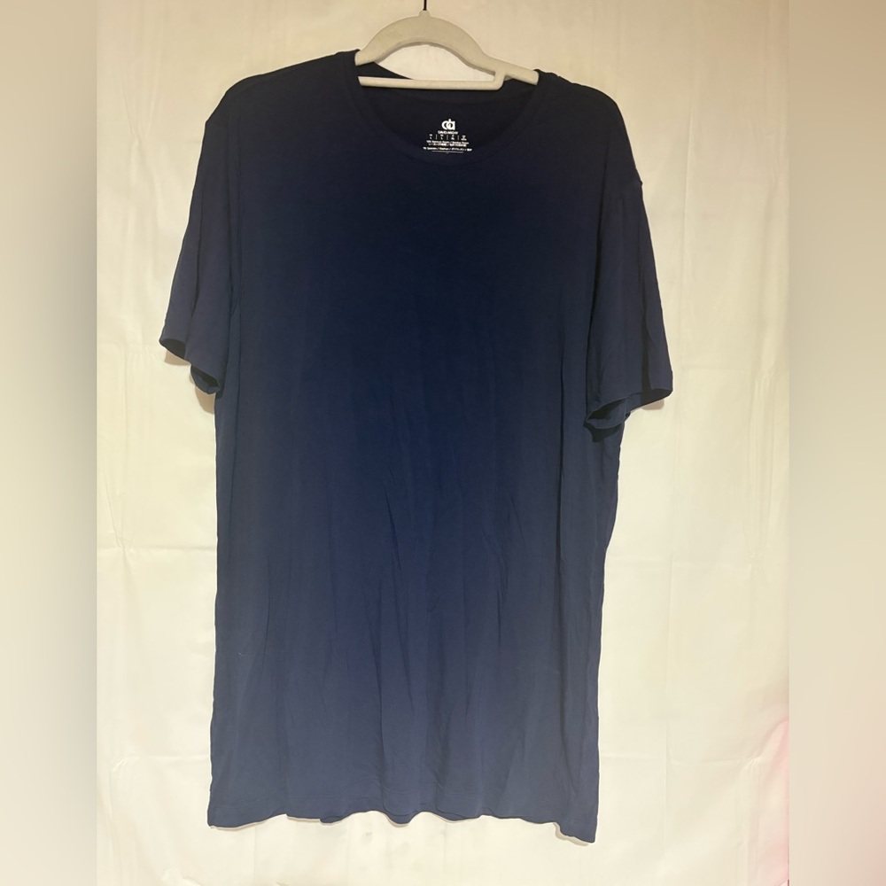 DAVID ARCHY Men's T-Shirt, navy, sz large